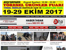 Tablet Screenshot of adiyamankent.com